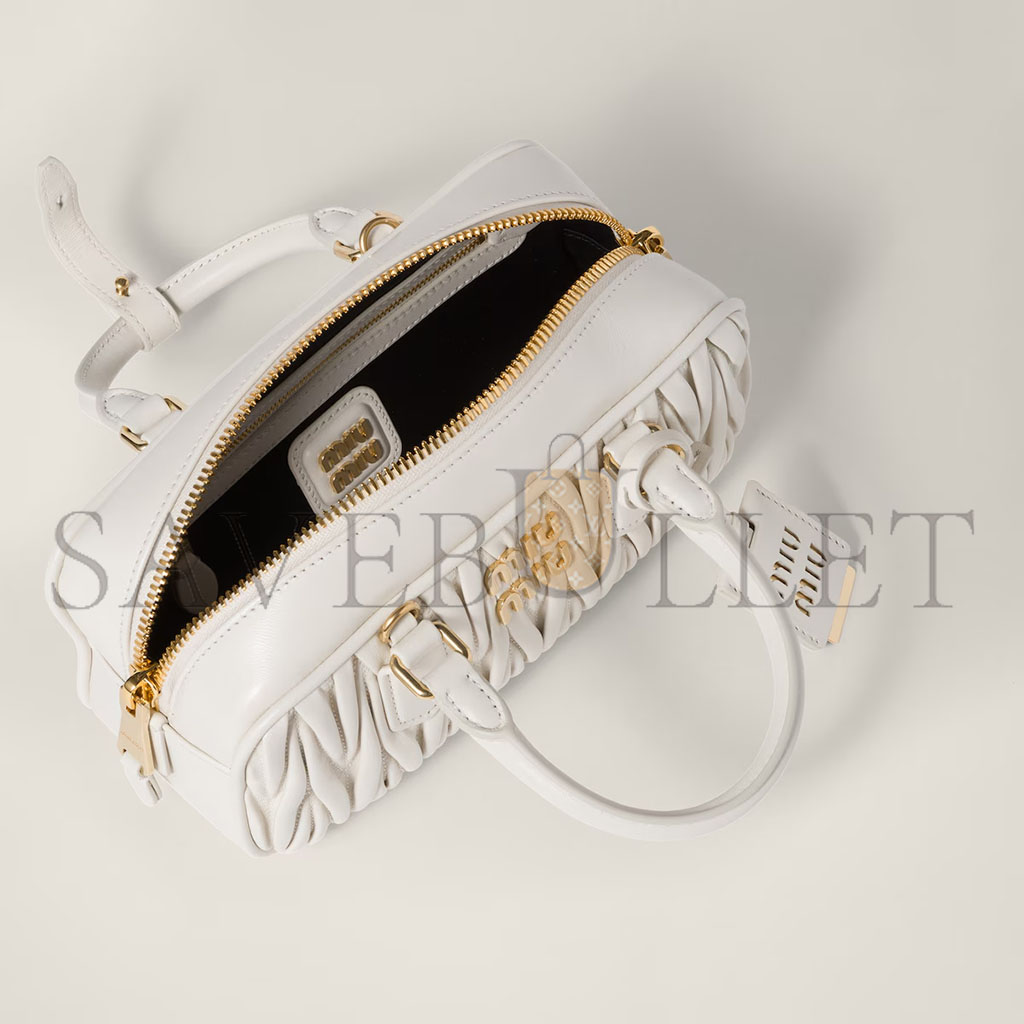 M1v M1v arcadie matelassÉ nappa leather bag 5bb142 (22*10.5*7.5cm)